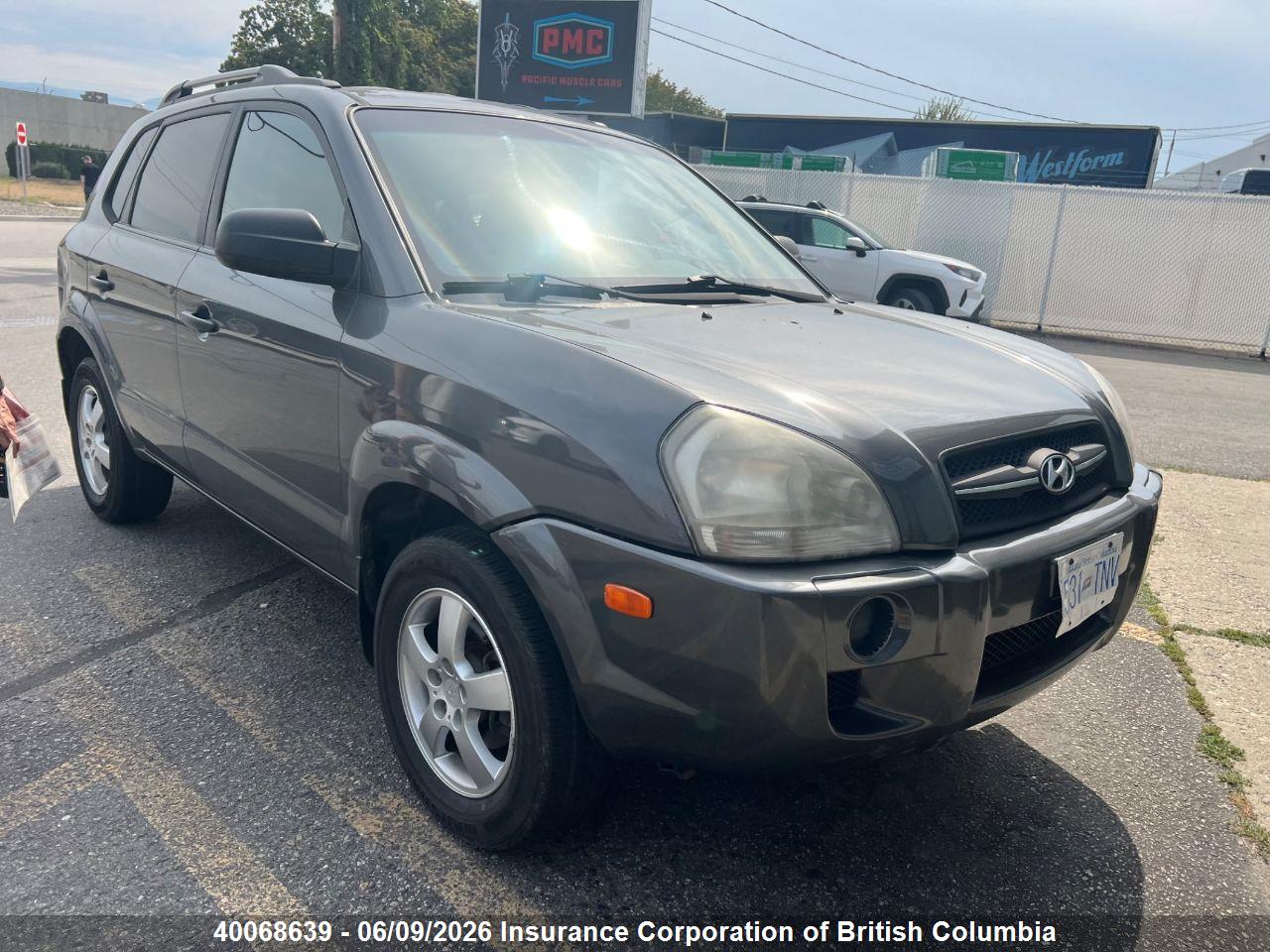 KM8JM12B97U626240 · 2007 HYUNDAI TUCSON GLS