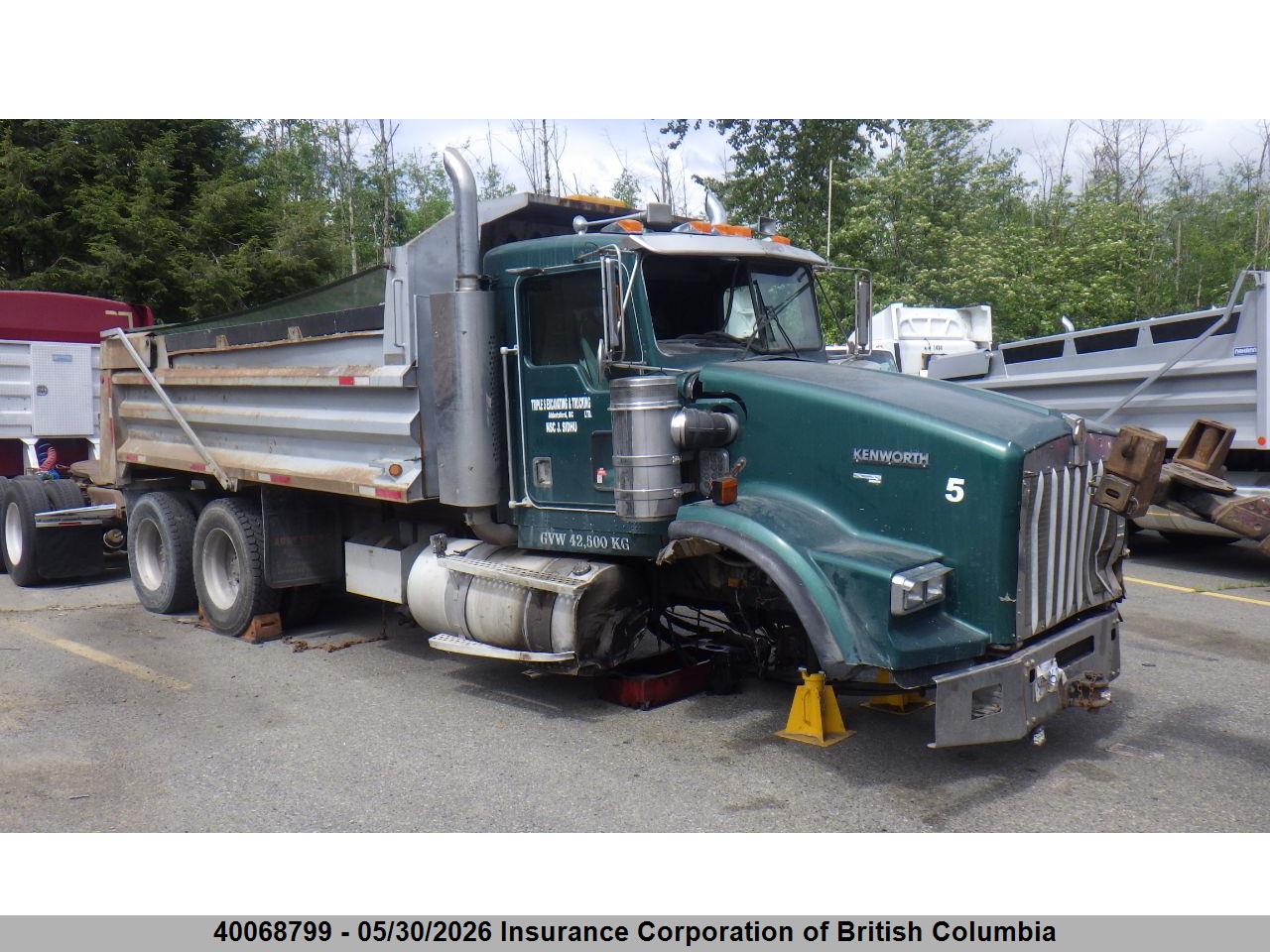 1NKDL20X1WR948105 · 1998 KENWORTH CONSTRUCTION T800