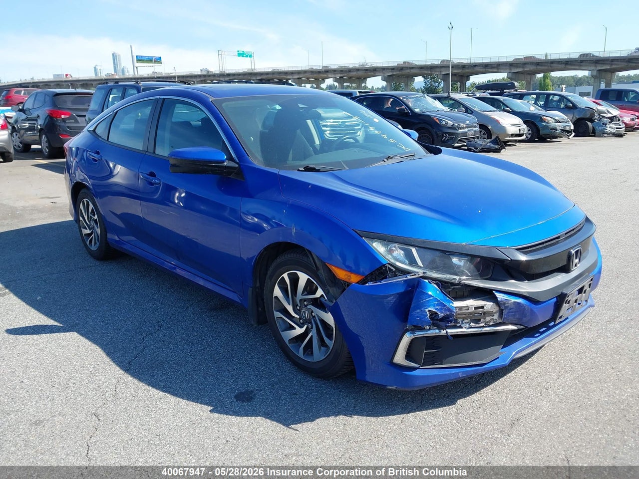 2HGFC2F78KH019574 · 2019 HONDA CIVIC EX