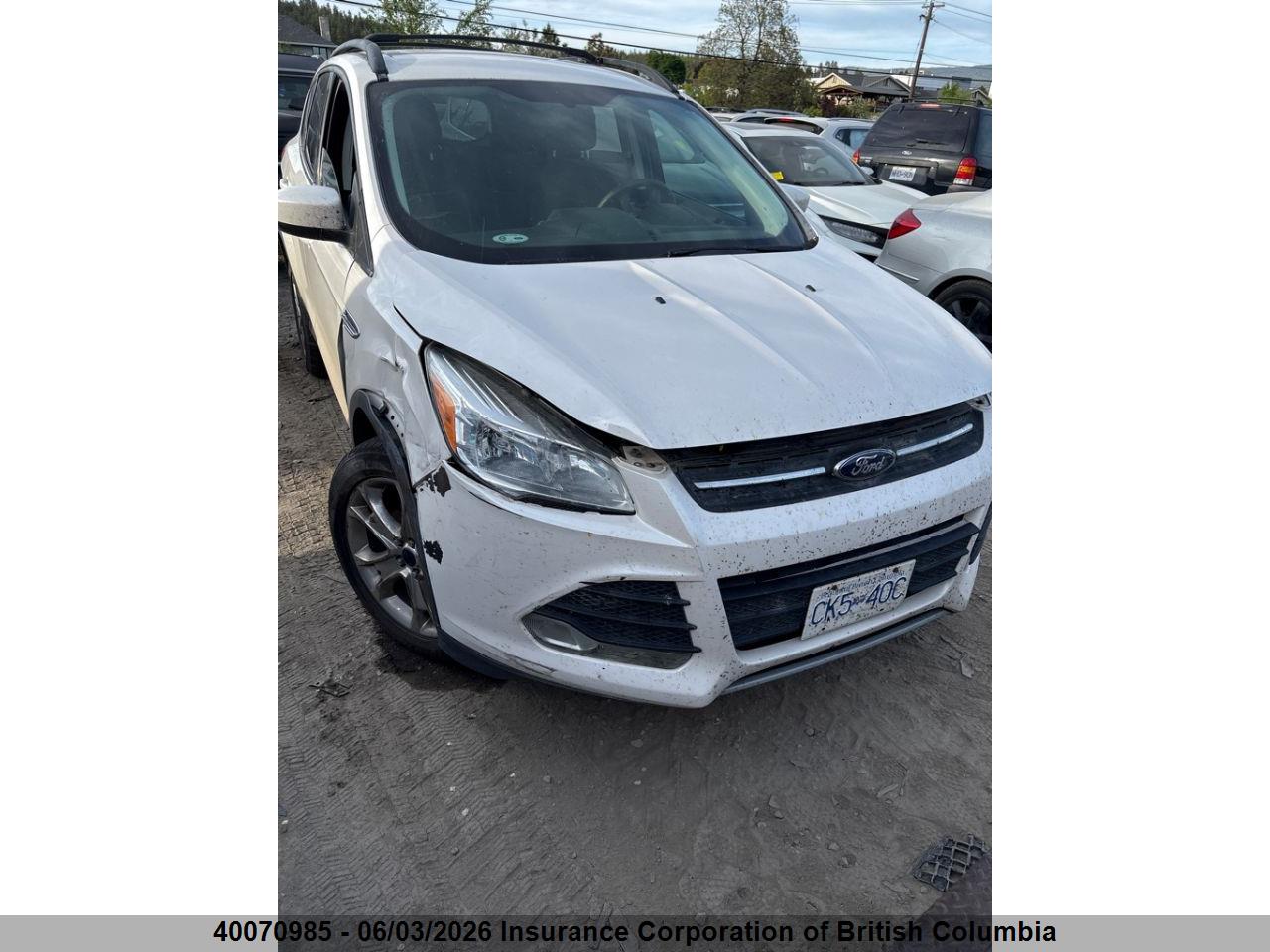 1FMCU9GX3DU****** · 2013 FORD ESCAPE SE · 1/12