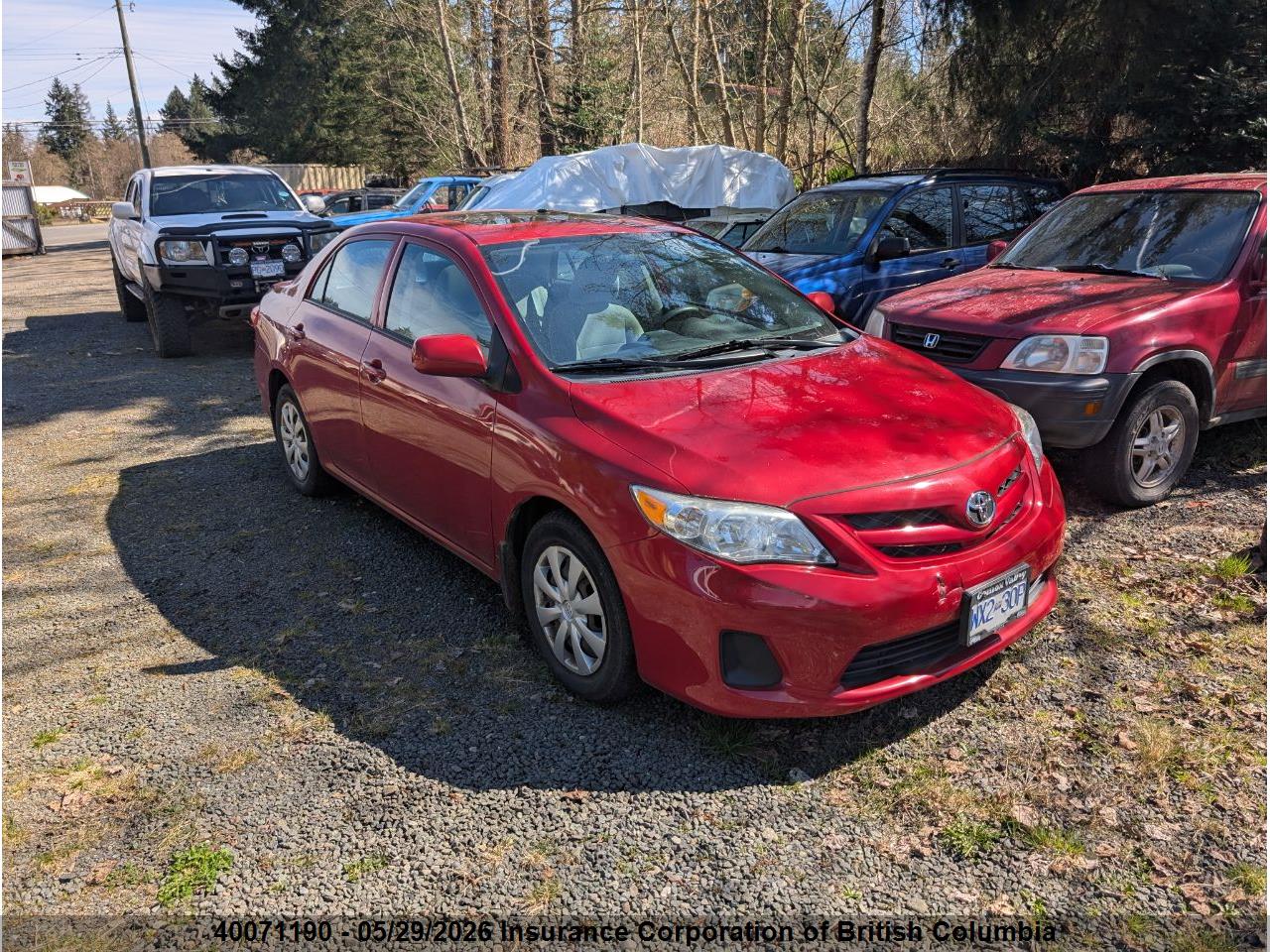 2T1BU4EE5DC****** · 2013 TOYOTA COROLLA CE · 1/12