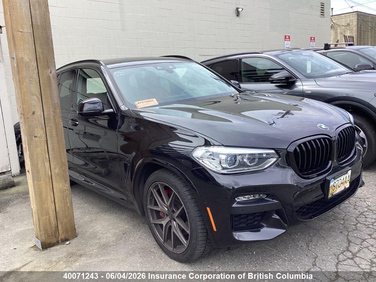 5UXTY5C07M9F80266 · 2021 BMW X3