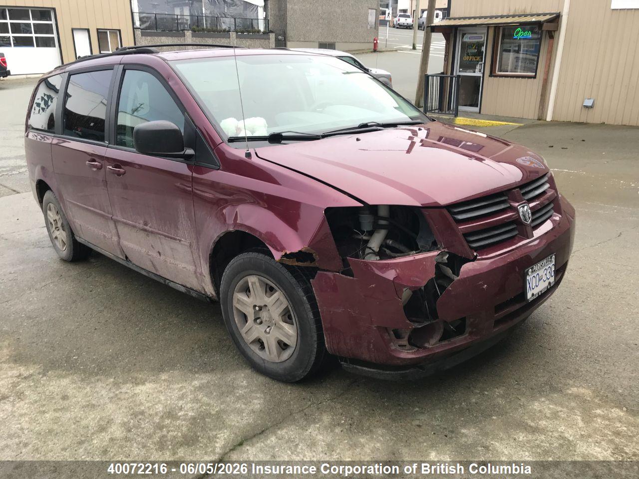 2D8HN44E89R509971 · 2009 DODGE GRAND CARAVAN SE