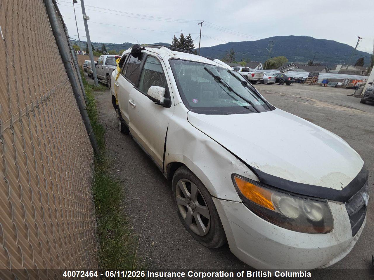 5NMSH13E97H073098 · 2007 HYUNDAI SANTA FE SE/LIMITED