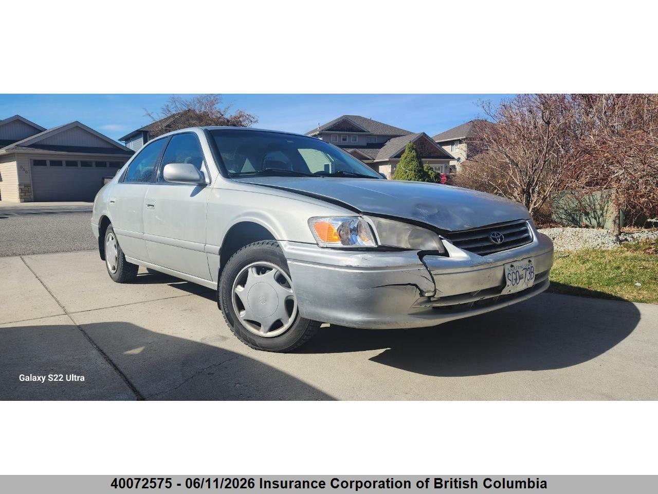 JT2BG22K9Y0486309 · 2000 TOYOTA CAMRY