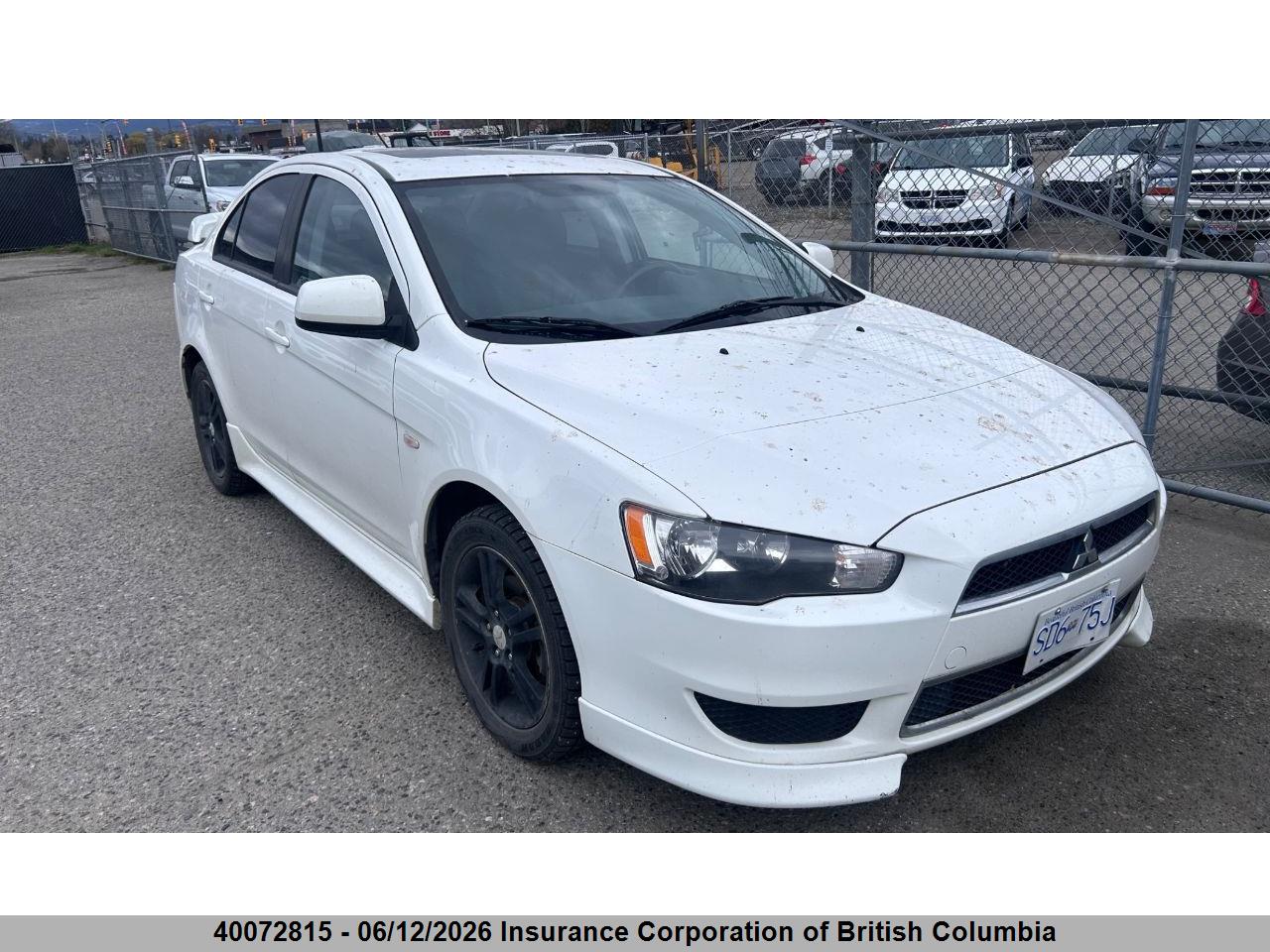 JA32U2FU8CU611151 · 2012 MITSUBISHI LANCER ES/ES SPORT