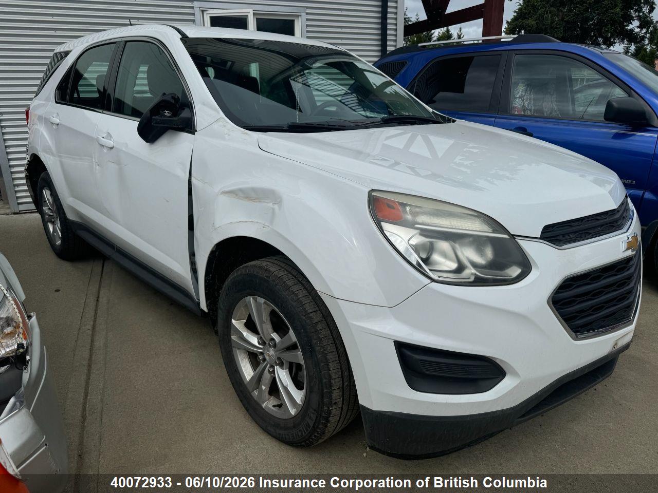 2GNALBEK6H1550408 · 2017 CHEVROLET EQUINOX LS