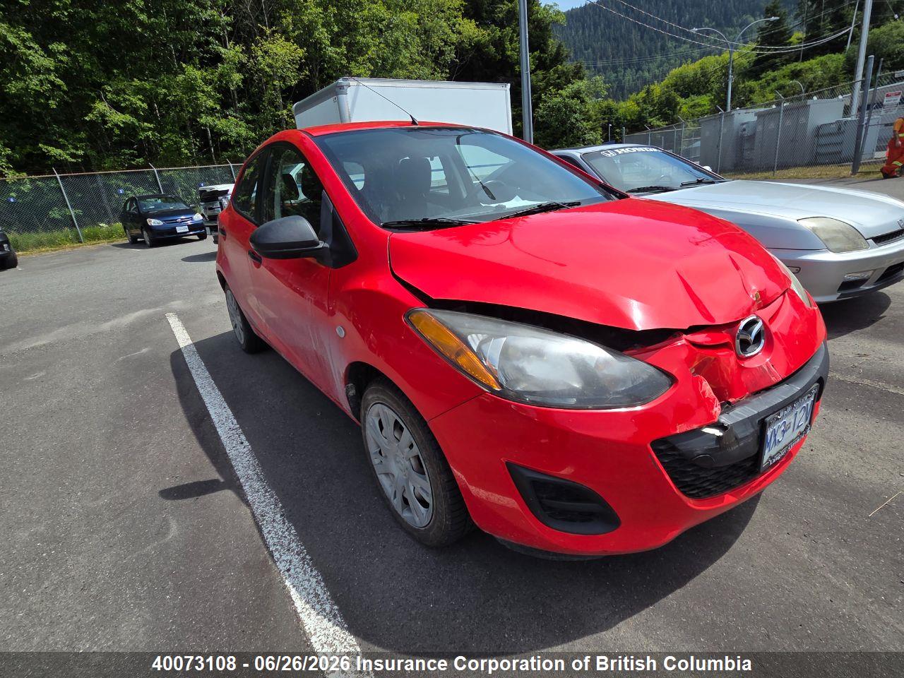 JM1DE1KY0D0164799 · 2013 MAZDA MAZDA2