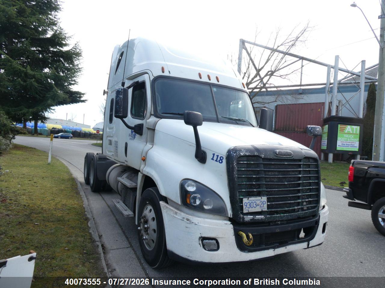 1FUJGLBG0CSBW6485 · 2012 FREIGHTLINER CASCADIA 125