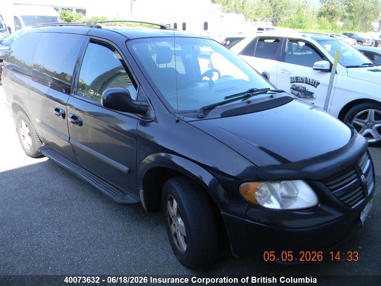1D4GP24RX7B106505 · 2007 DODGE GRAND CARAVAN SE