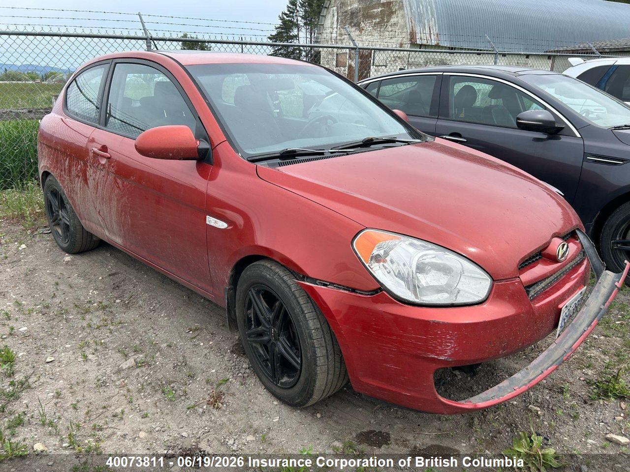 KMHCN35C38U066643 · 2008 HYUNDAI ACCENT GS