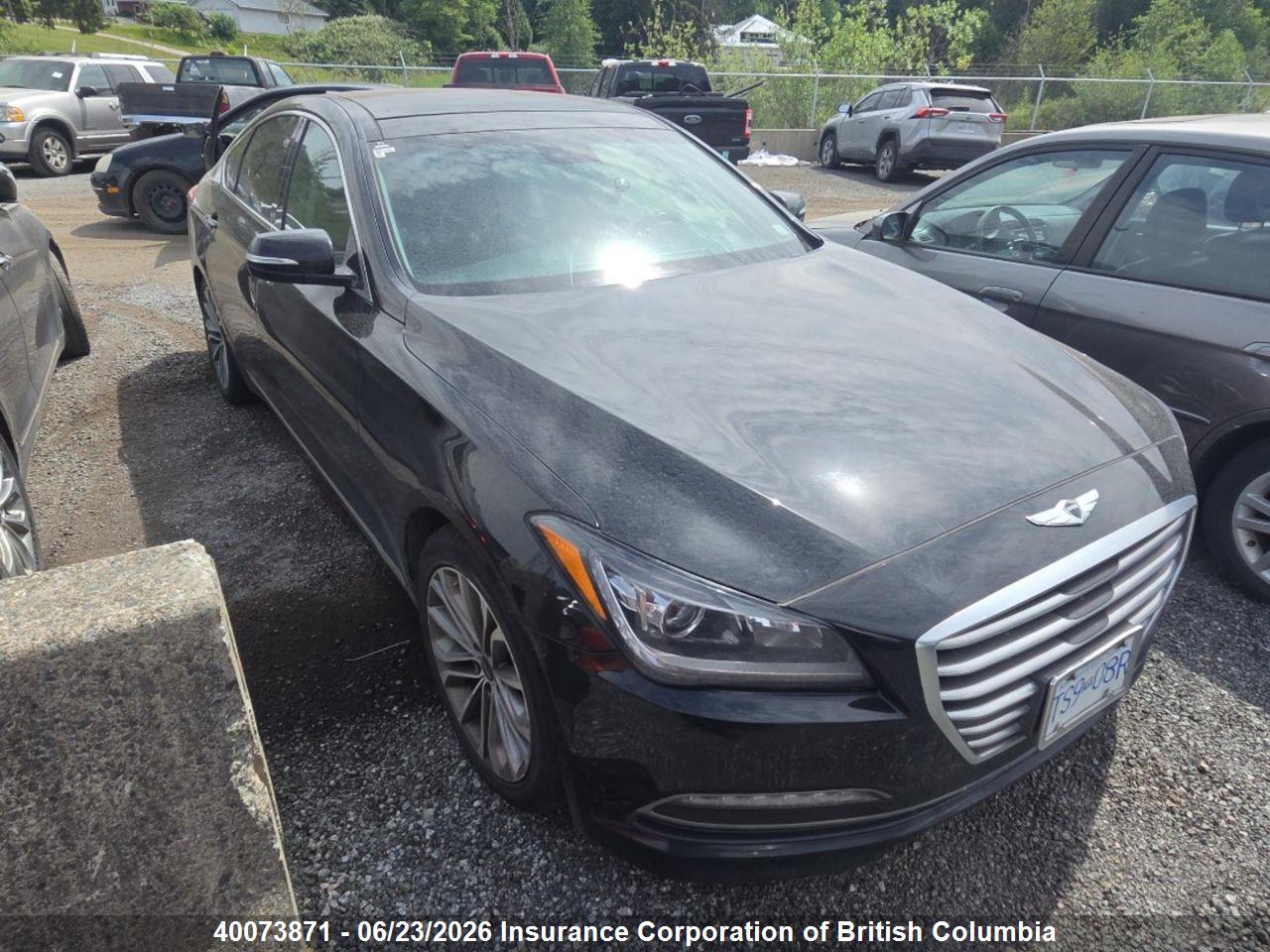 KMHGN4JE5GU160083 · 2016 HYUNDAI GENESIS 3.8L
