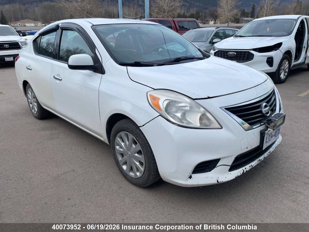 3N1CN7AP0EL847357 · 2014 NISSAN VERSA
