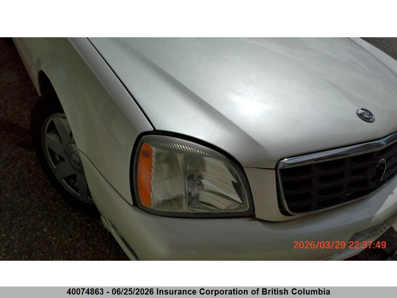 1G6KF579X3U253027 · 2003 CADILLAC DEVILLE DTS