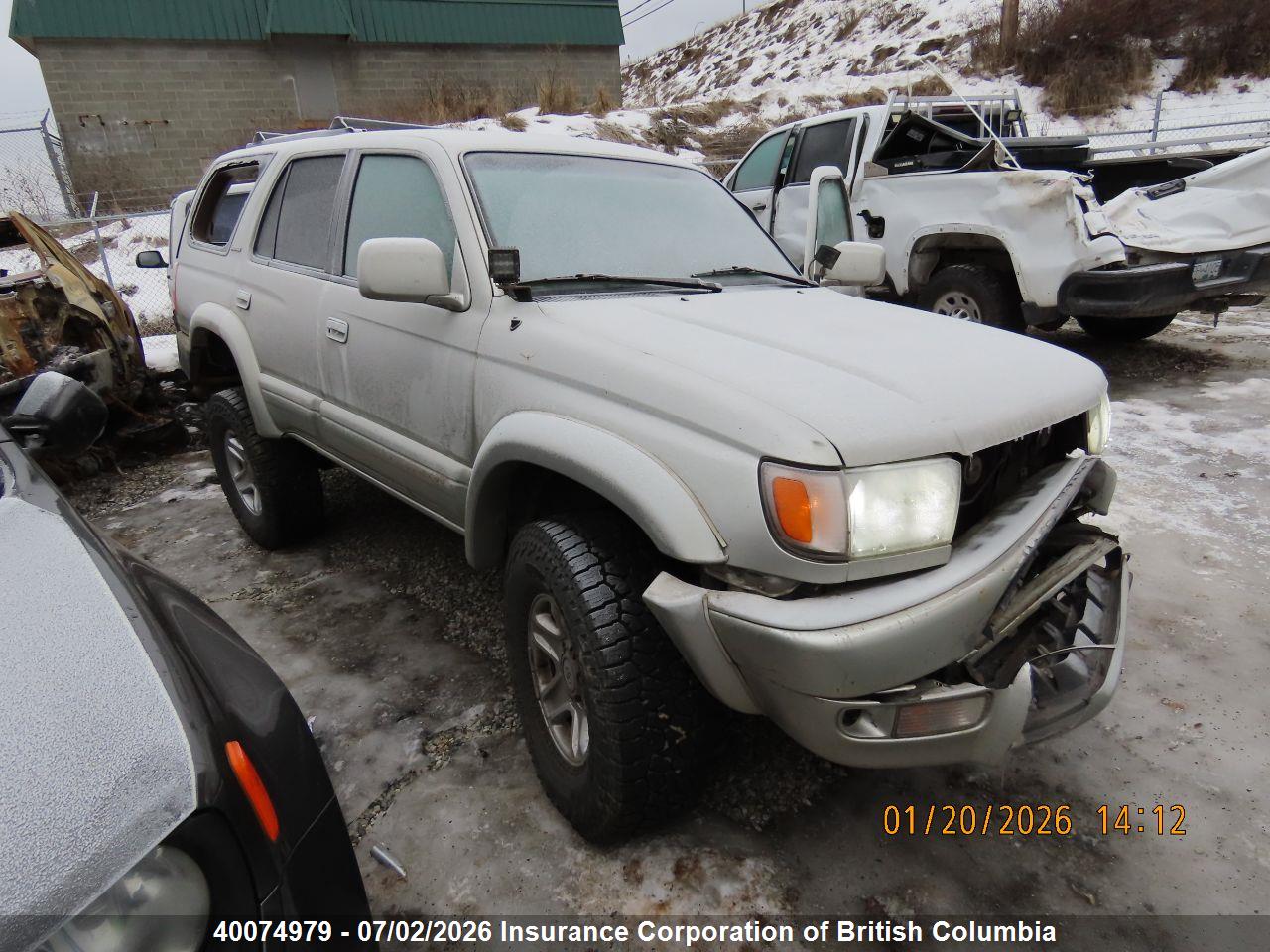 JT3HN87R6X9030136 · 1999 TOYOTA 4RUNNER LIMITED