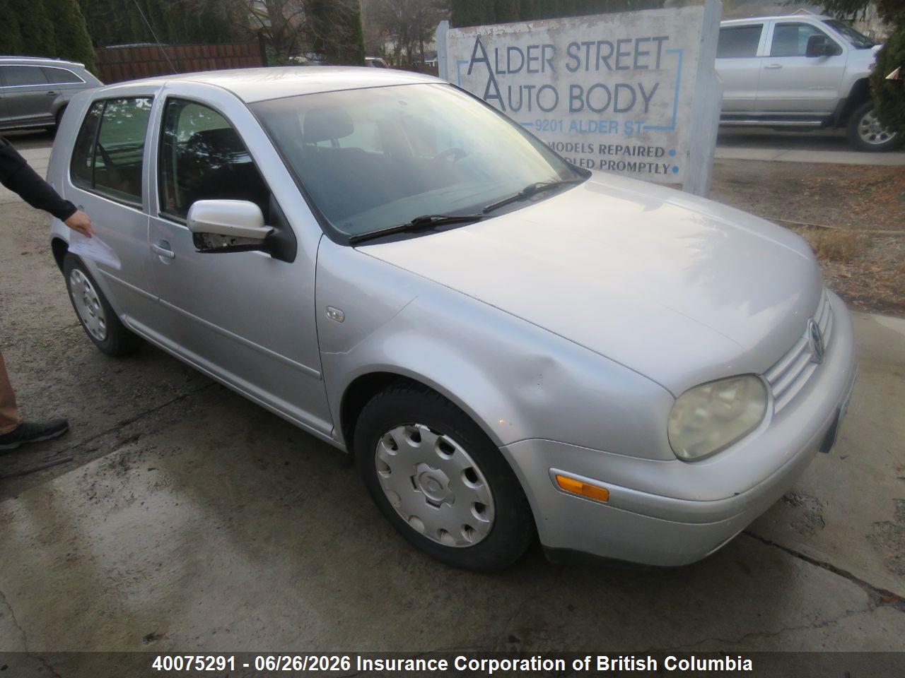 9BWEL61J744035839 · 2004 VOLKSWAGEN GOLF
