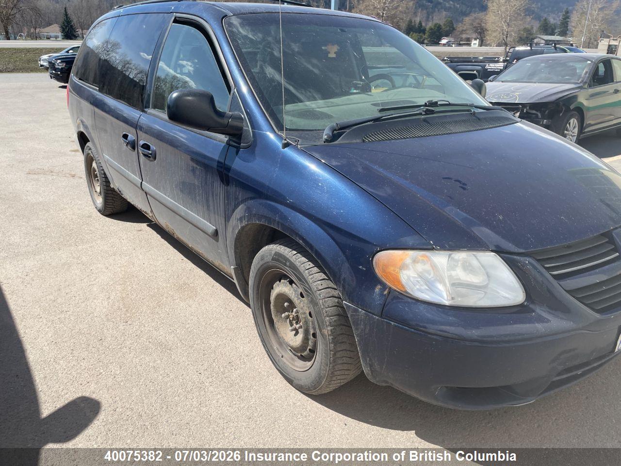 1D4GP24R16B597660 · 2006 DODGE GRAND CARAVAN SE