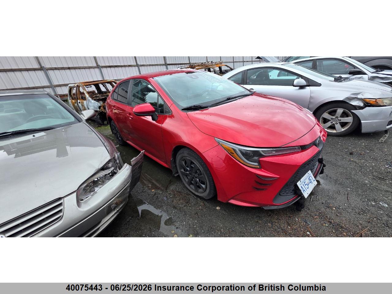 5YFBPMBE5MP223859 · 2021 TOYOTA COROLLA LE
