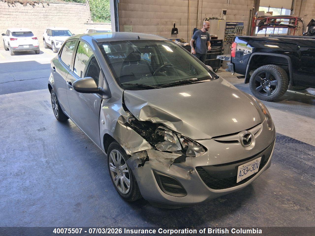 JM1DE1KY4E0186340 · 2014 MAZDA MAZDA2 GX · 1/12