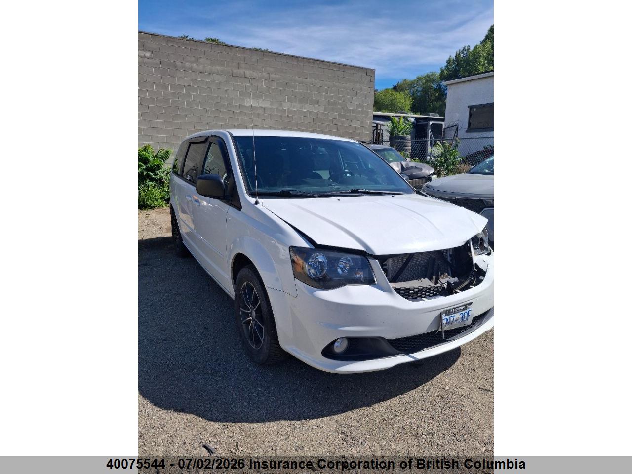 2C4RDGBG8GR244154 · 2016 DODGE GRAND CARAVAN SE · 1/12