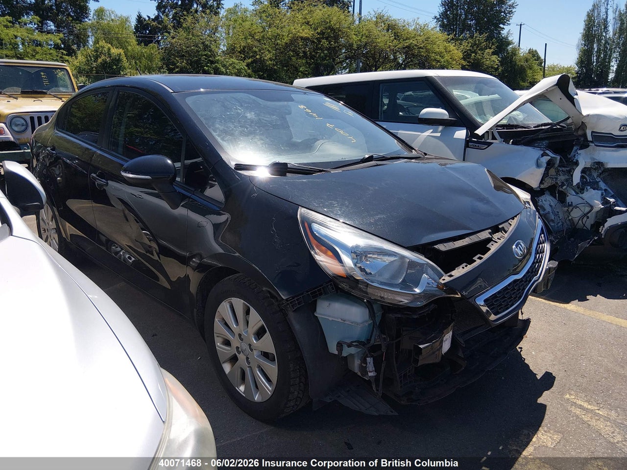 KNADN4A36E6395743 · 2014 KIA RIO EX