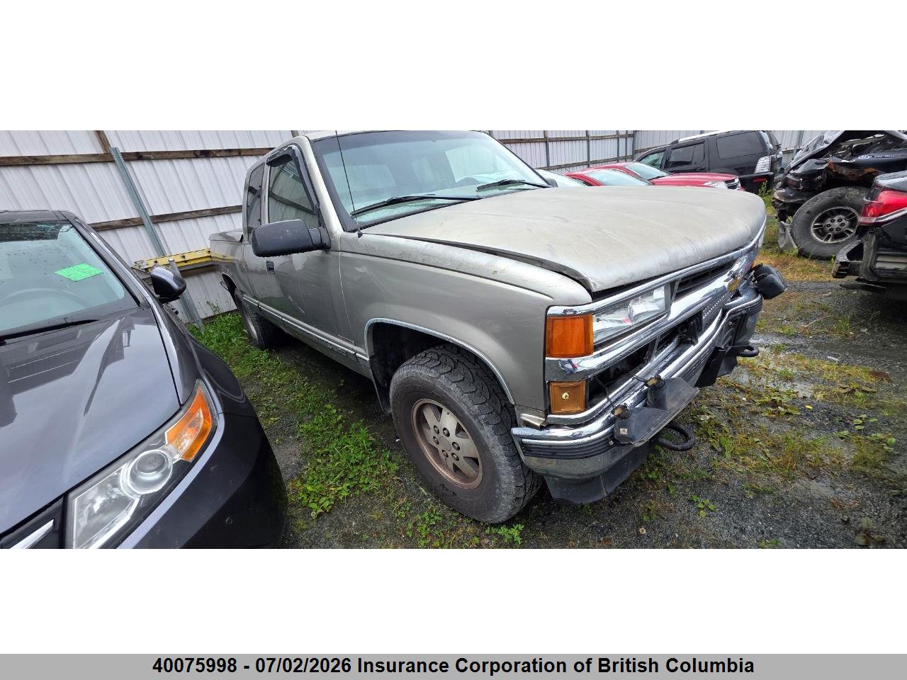 2GCEK19R5W1269843 · 1998 CHEVROLET 1500