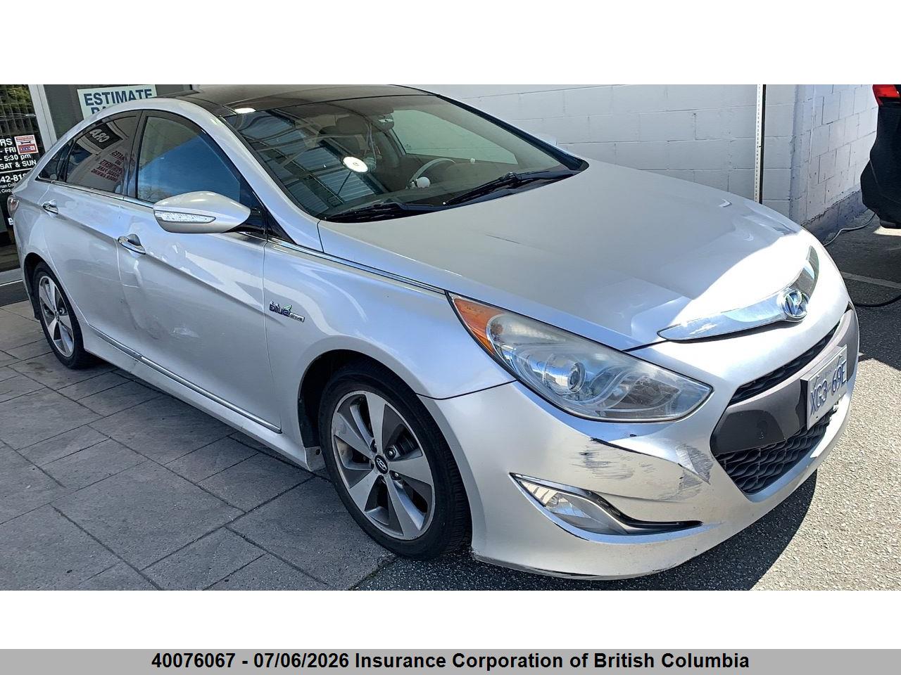 KMHEC4A40BA000286 · 2011 HYUNDAI SONATA HYBRID · 1/12