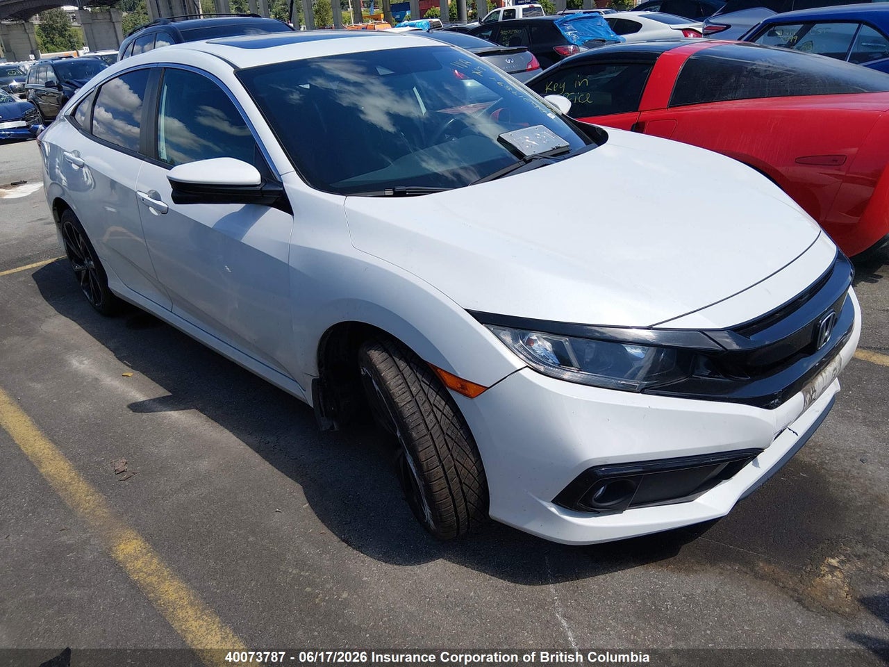 2HGFC2F88KH016862 · 2019 HONDA CIVIC SPORT