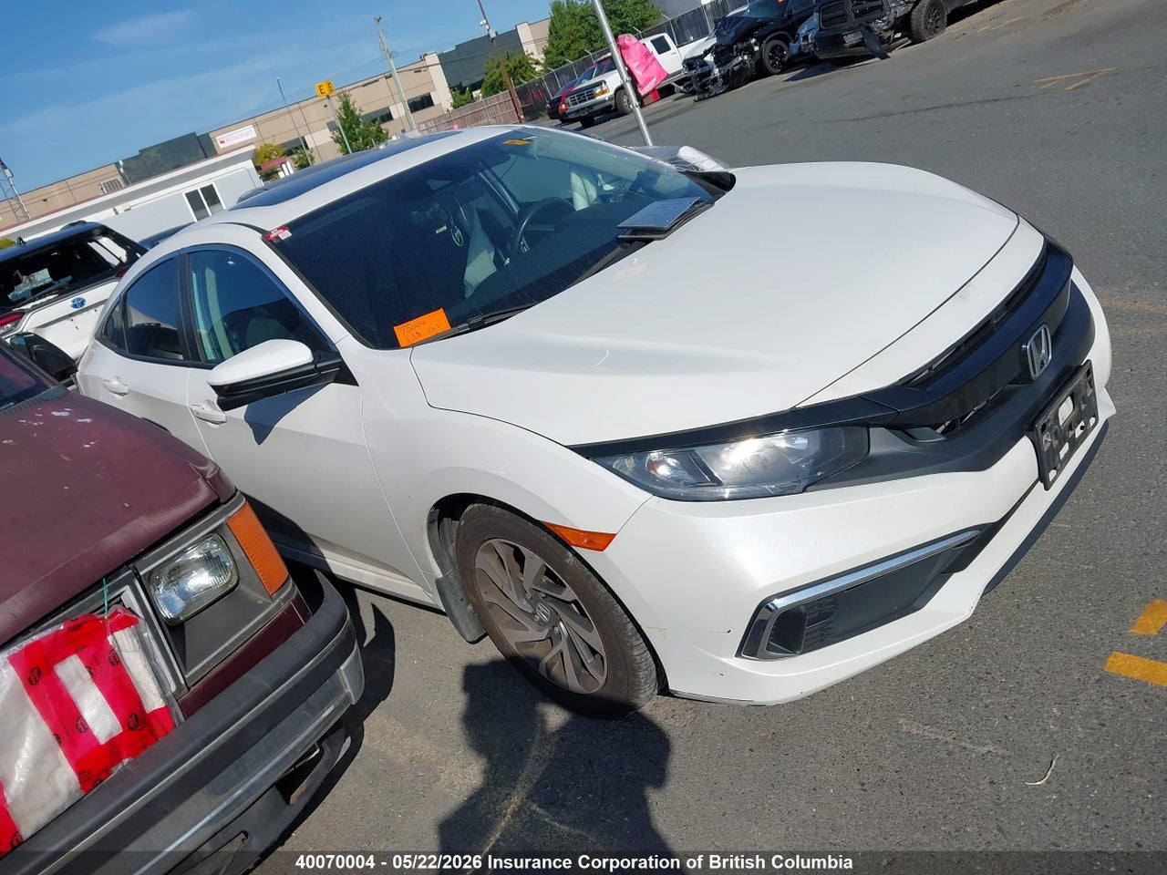 2HGFC2F7XLH015219 · 2020 HONDA CIVIC EX
