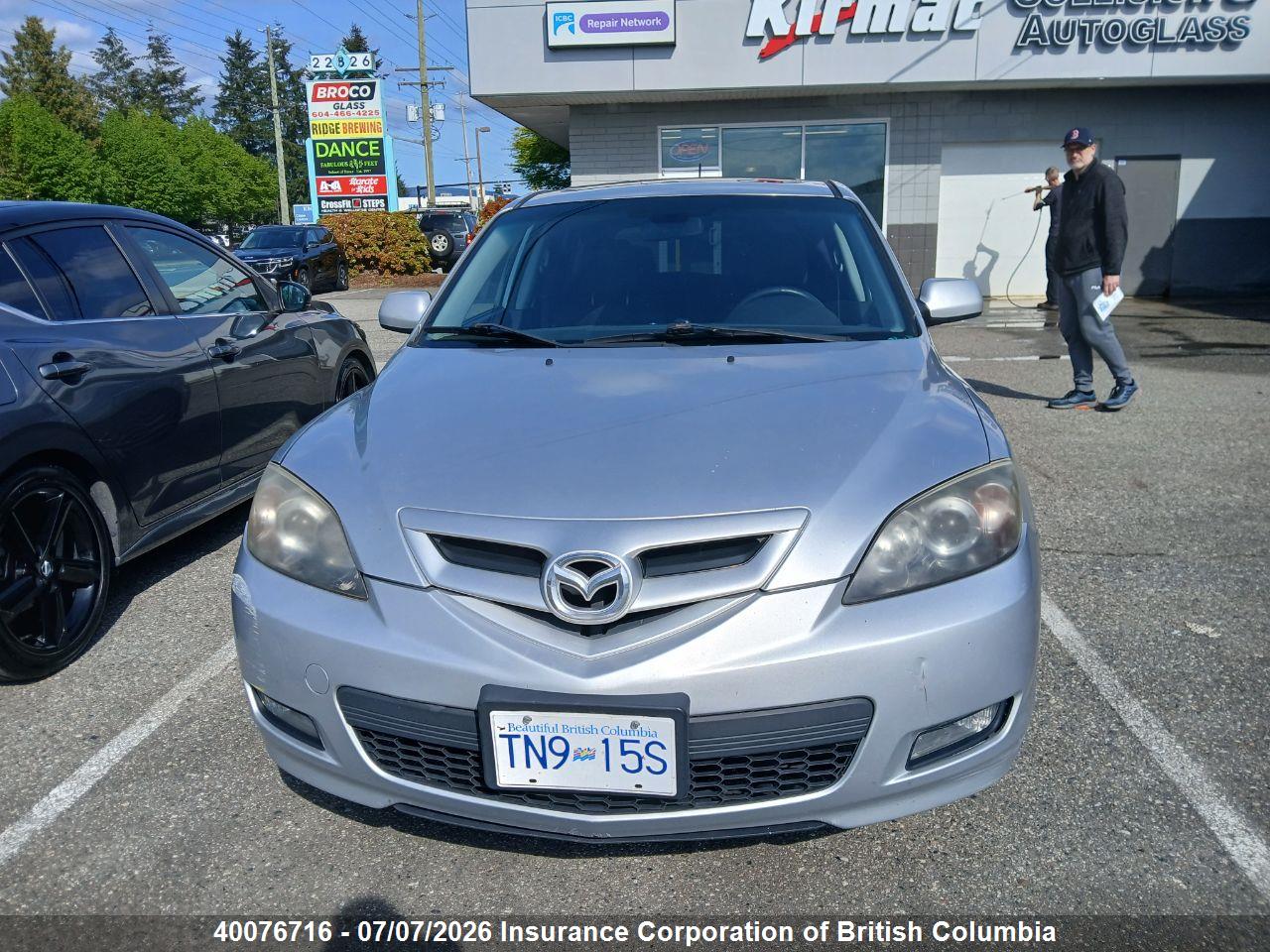 JM1BK343081114529 · 2008 MAZDA 3 HATCHBACK · 1/12