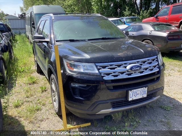 1FM5K8DH2KGA97951 · 2019 FORD EXPLORER XLT · 1/12