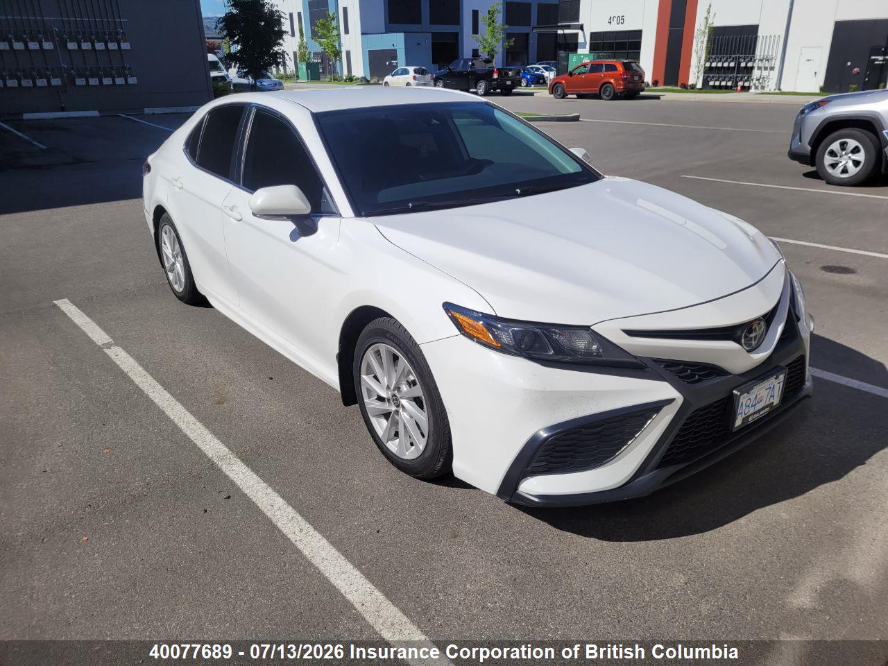 4T1G11AK7NU668505 · 2022 TOYOTA CAMRY · 1/12