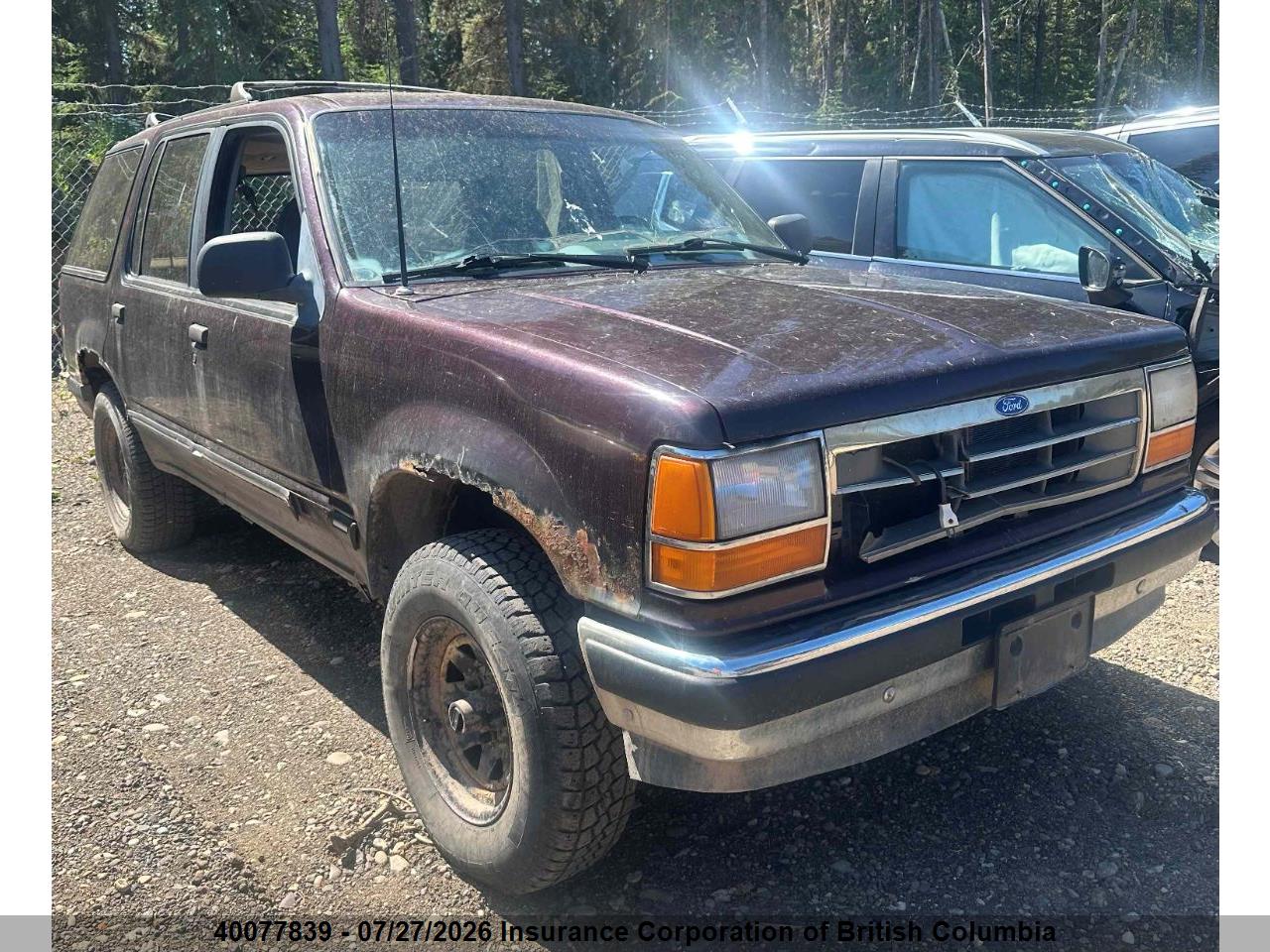 1FMDU34X7PUD82878 · 1993 FORD EXPLORER · 1/12