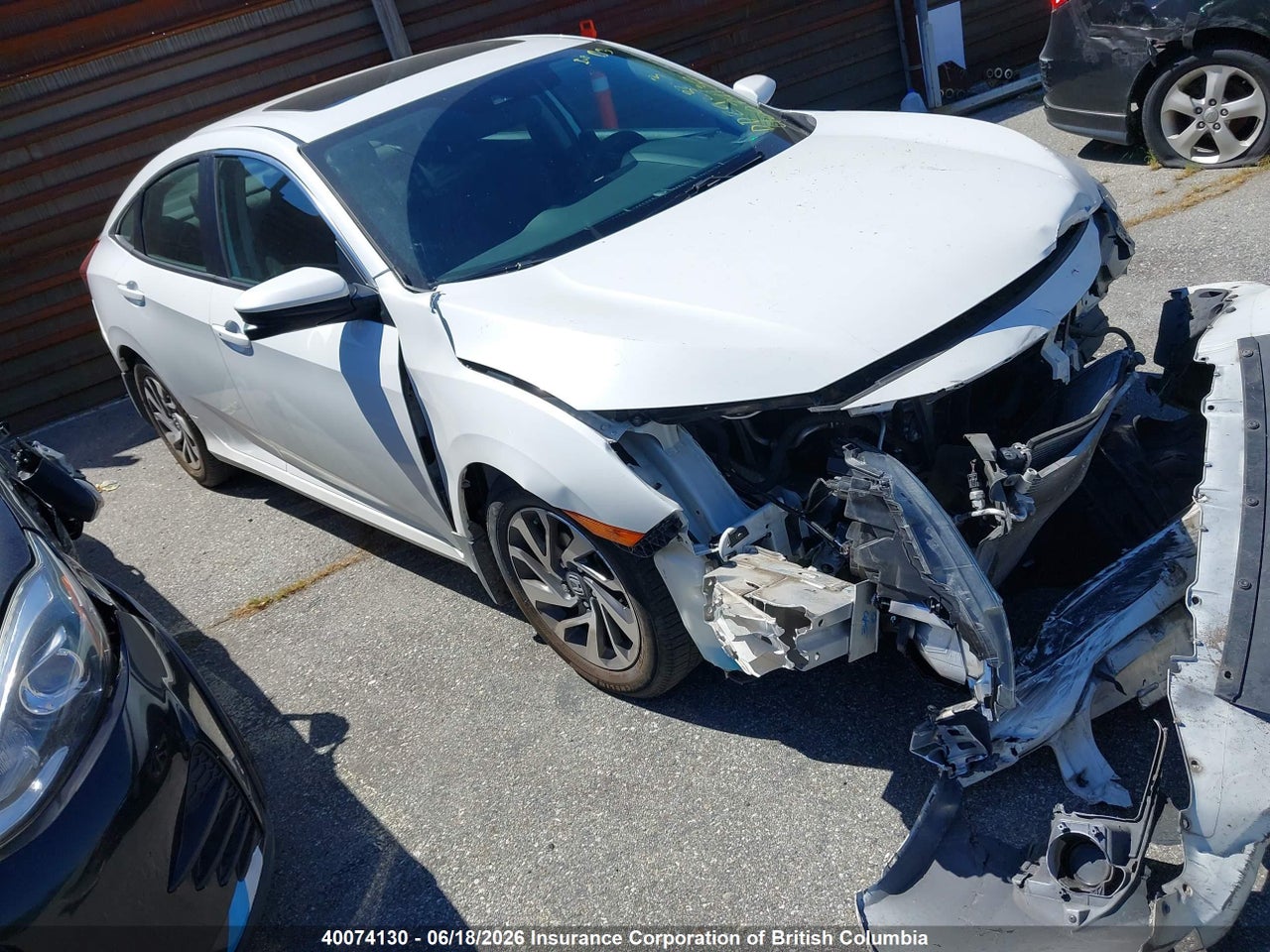 2HGFC2F89JH010583 · 2018 HONDA CIVIC EX