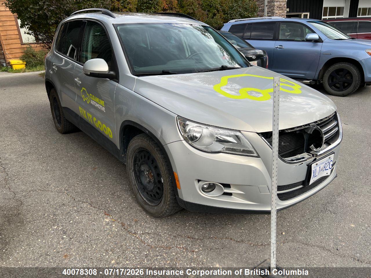WVGBV75N59W516402 · 2009 VOLKSWAGEN TIGUAN SE/SEL · 1/12