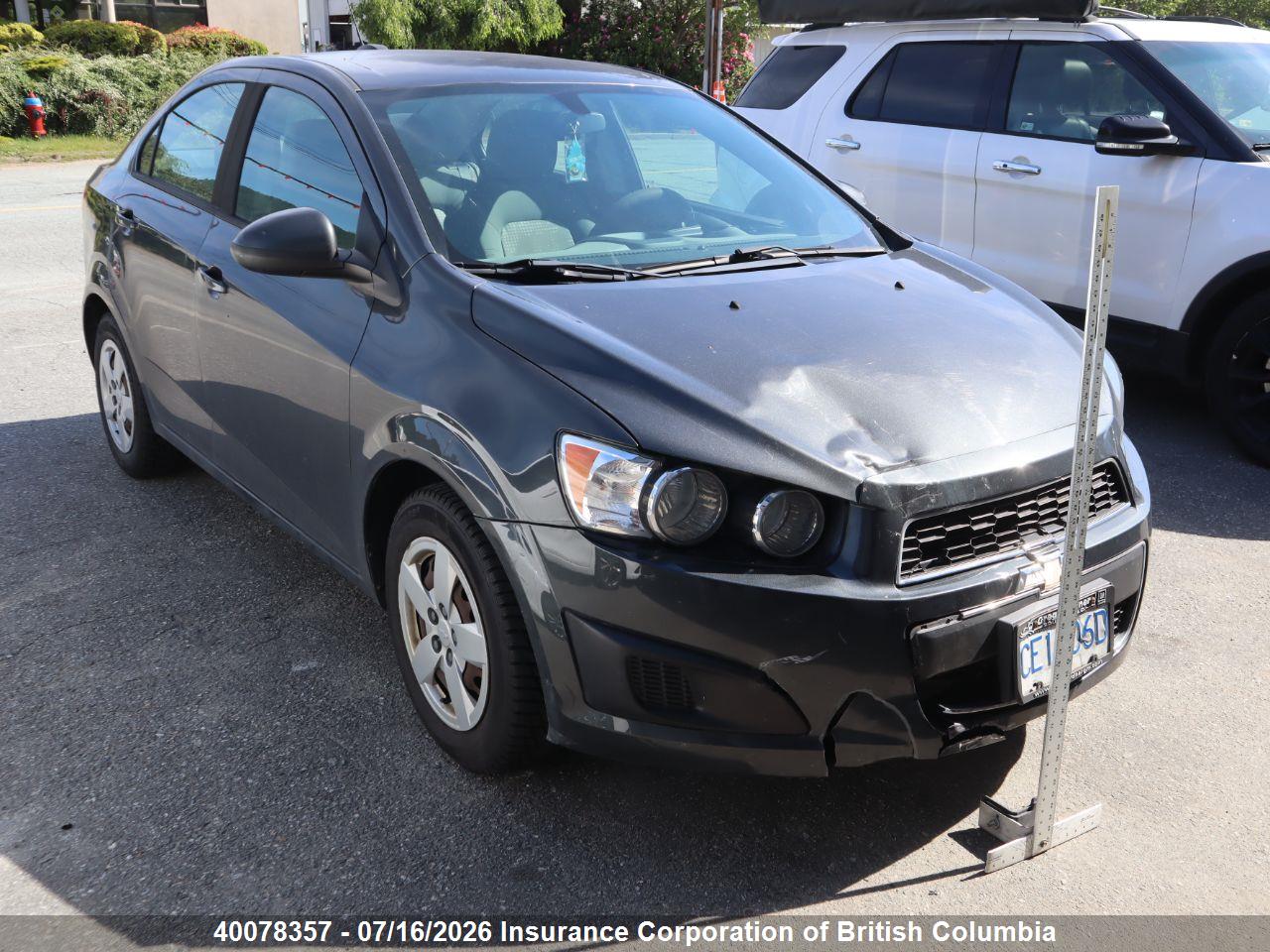 1G1JA5SH0G4116215 · 2016 CHEVROLET SONIC