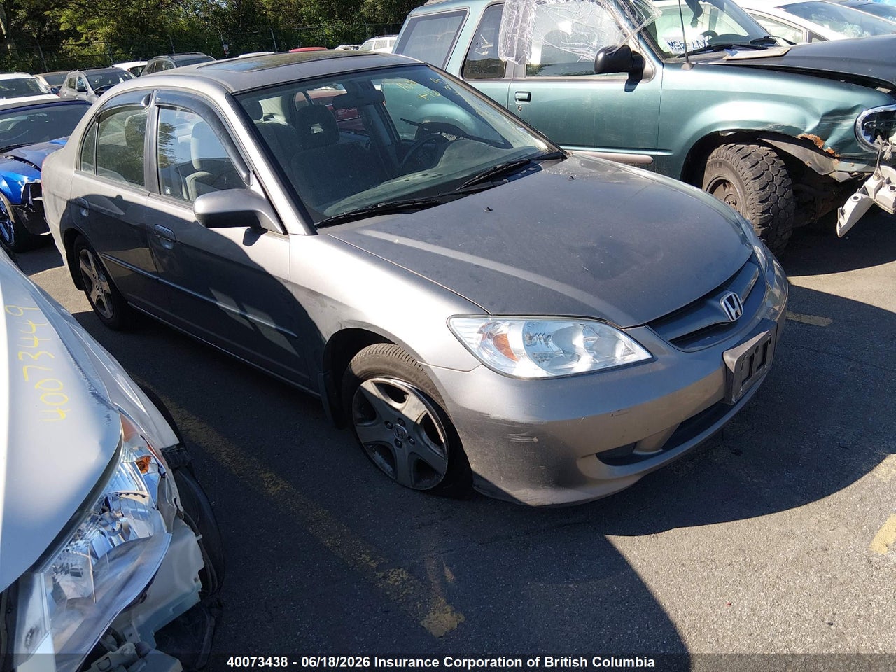 2HGES16855H020588 · 2005 HONDA CIVIC EX
