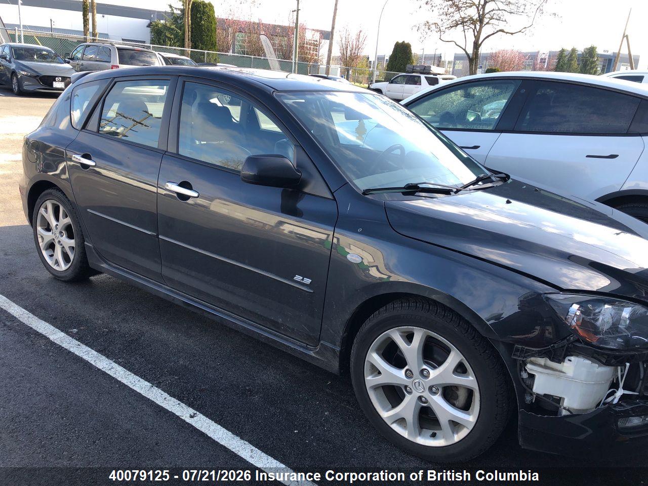 JM1BK343691215995 · 2009 MAZDA 3 S