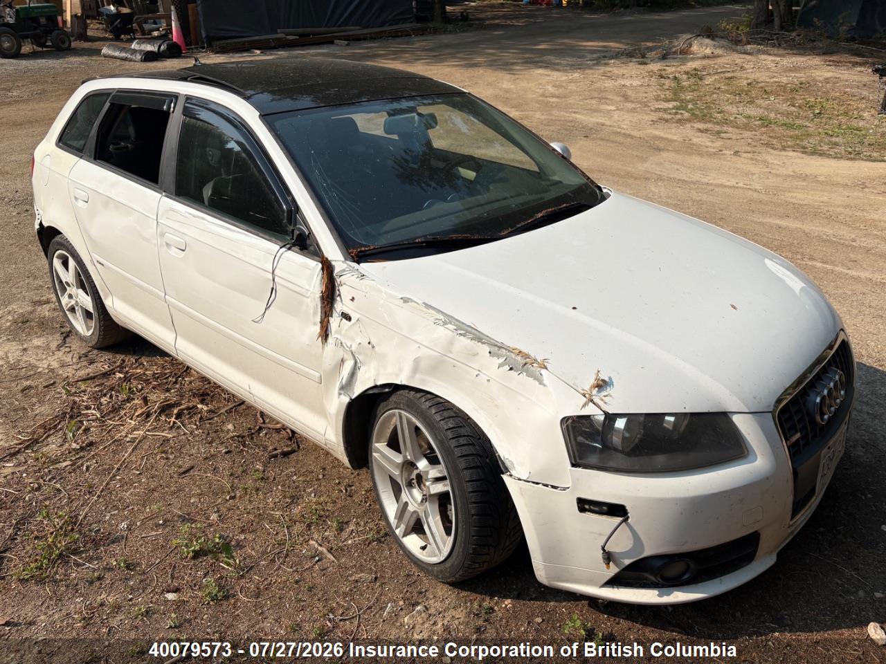 WAUHF68P38A013298 · 2008 AUDI A3