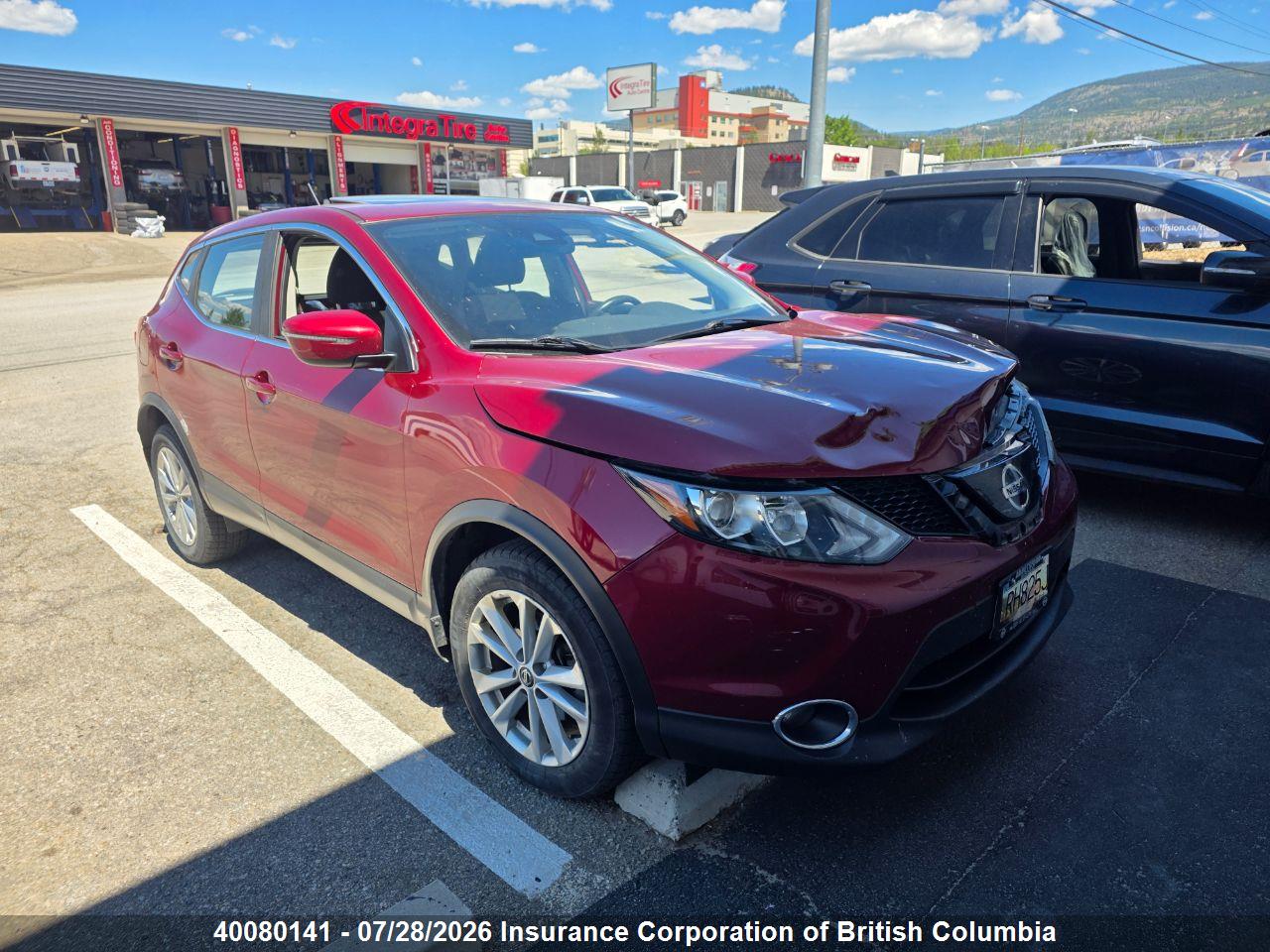 JN1BJ1CR4KW325484 · 2019 NISSAN QASHQAI S/SL/SV