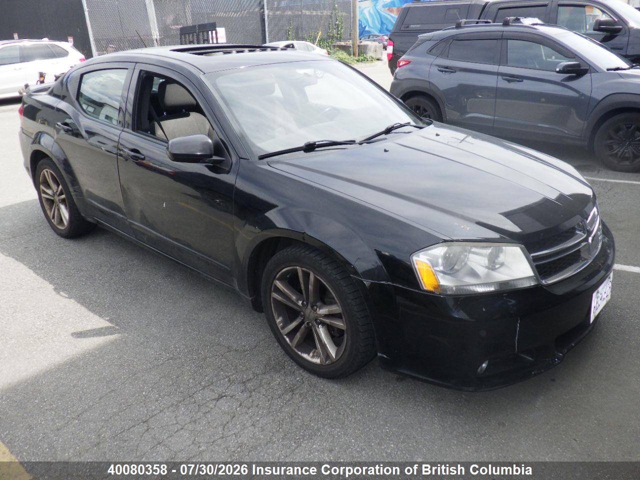 1C3CDZCB0CN251390 · 2012 DODGE AVENGER SXT