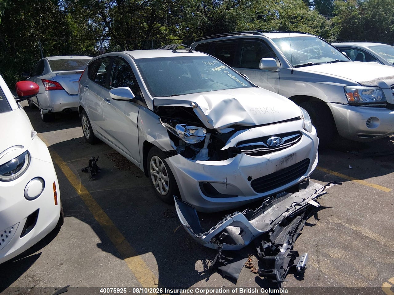 KMHCT5AE3EU172465 · 2014 HYUNDAI ACCENT GL