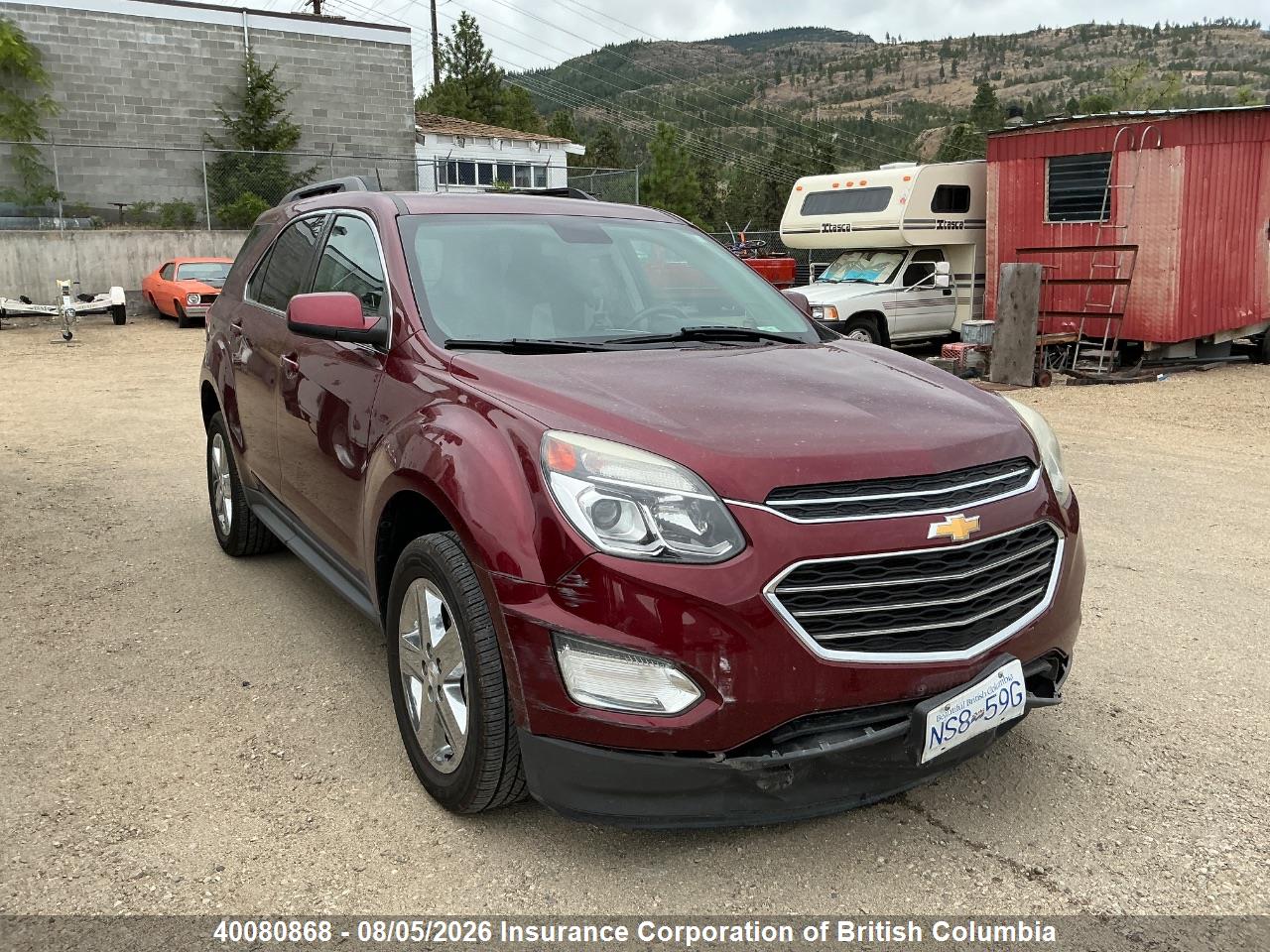 2GNALCEK5G6134714 · 2016 CHEVROLET EQUINOX LT