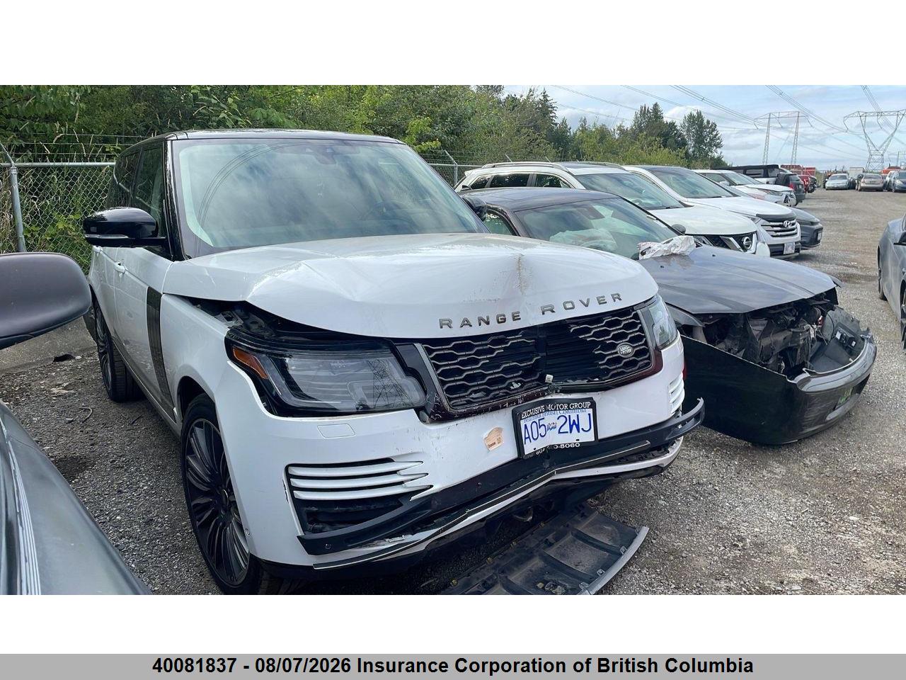SALGS2RK4KA556584 · 2019 LAND ROVER RANGE ROVER HSE