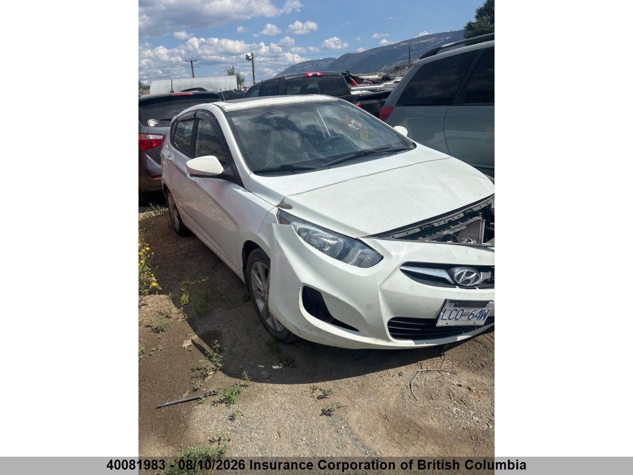 KMHCU5AE9CU051434 · 2012 HYUNDAI ACCENT GLS/GS/SE