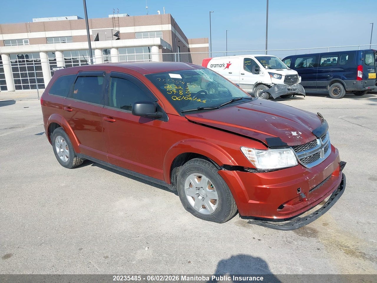 3C4PDCAB1CT272519 · 2012 DODGE JOURNEY SE