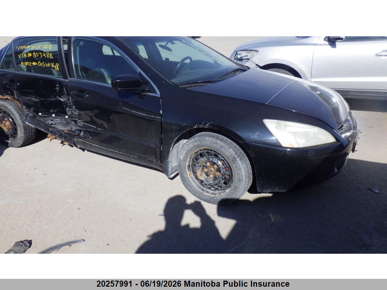 1HGCM56613A803488 · 2003 HONDA ACCORD EX-L