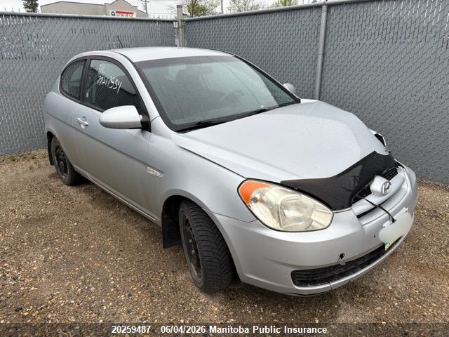 KMHCN35C47U002724 · 2007 HYUNDAI ACCENT GS
