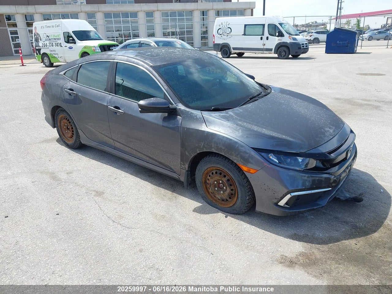 2HGFC2F7XKH009063 · 2019 HONDA CIVIC EX