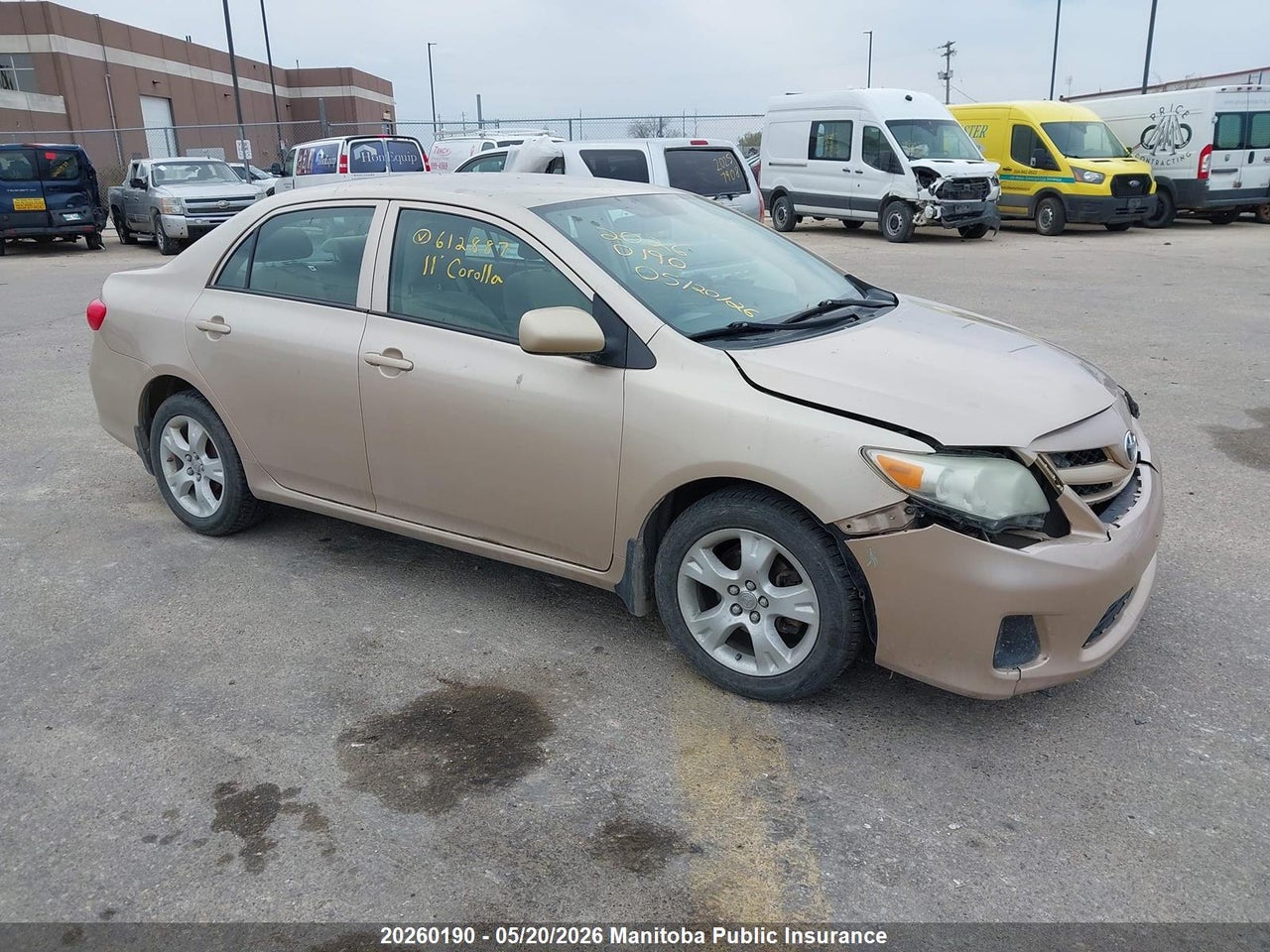 2T1BU4EE3BC612887 · 2011 TOYOTA COROLLA CE · 1/12